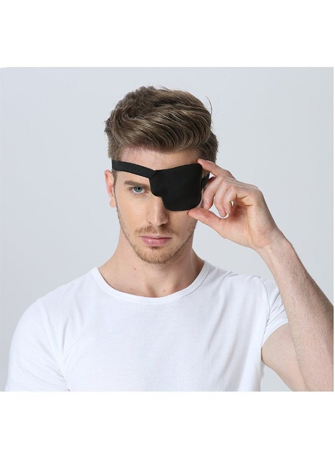 Genérico 3D Adult Eye Mask Adjustable Monocular Cover Eye Shield Black Stereoscopic Amblyopia One-eye Dragon Eye Mask Left Eye  - Image 1
