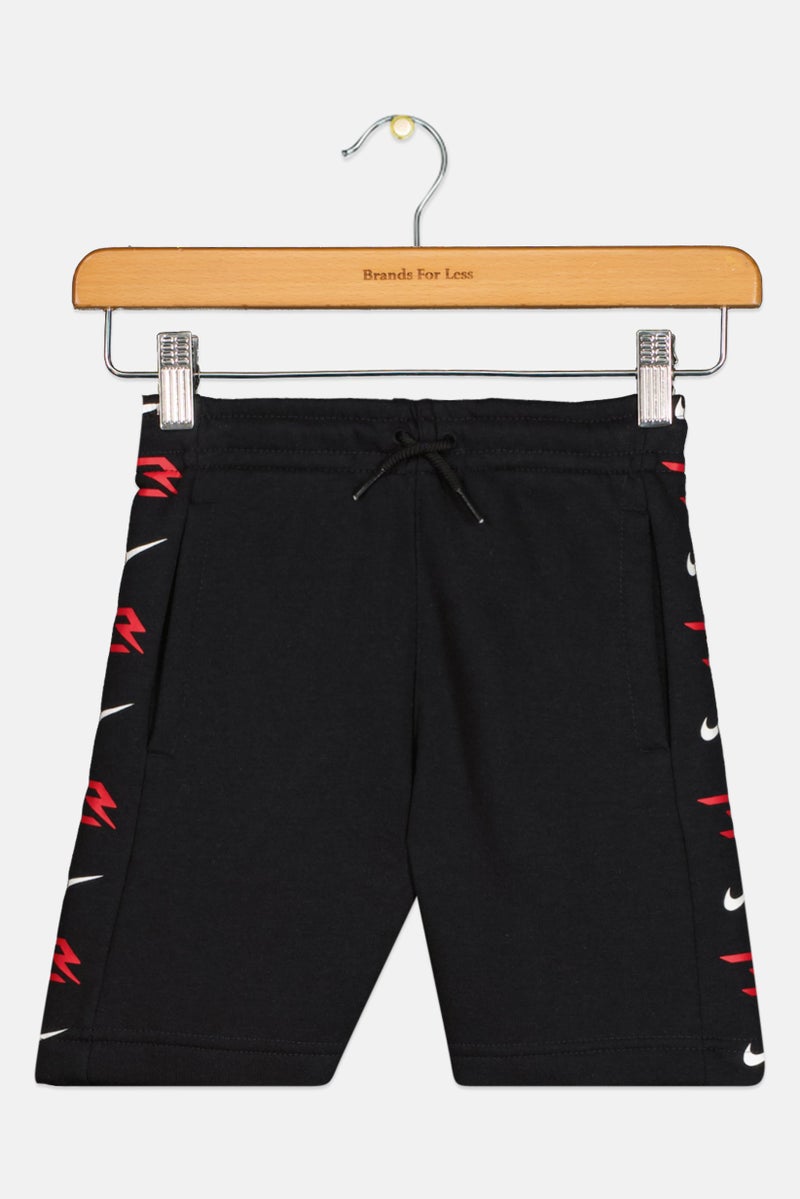 Nike شورت تدريب رياضي للأطفال من نايك 3 براند بواسطة راسل ويلسون، أسود - Image 1