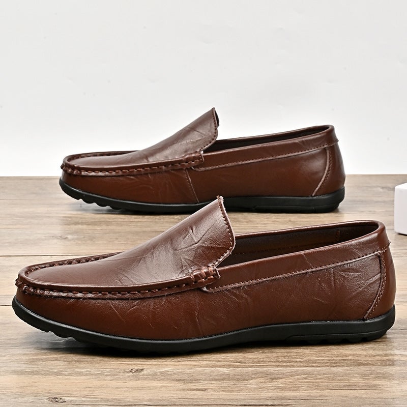 2024 Spring Large Size Men'S Casual Shoes, Popular Export Item, Men'S Slip-On Loafers, One-Piece Dropshipping - Image 1