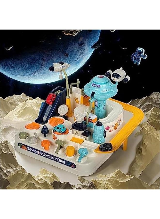 HOOKOR Race Track Car Adventure Toy for 3+ Year Old Boys, Space Magnet Toy Thinking Fine Motor Skills Toys for 3 Year Old Toys 3 4 5 6 7 Years Old Boys Girls  - Image 2