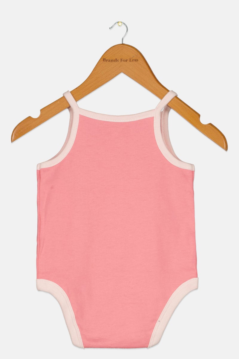 carter's Toddlers Girl Graphic Print Rompers, Pink - Image 2