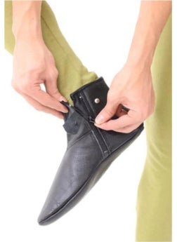 Fort Yigit Sheepskin Side Elastic Zippered Fleece Inside Socks  - Image 5
