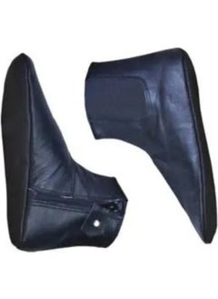 Fort Yigit Sheepskin Side Elastic Zippered Fleece Inside Socks  - Image 3