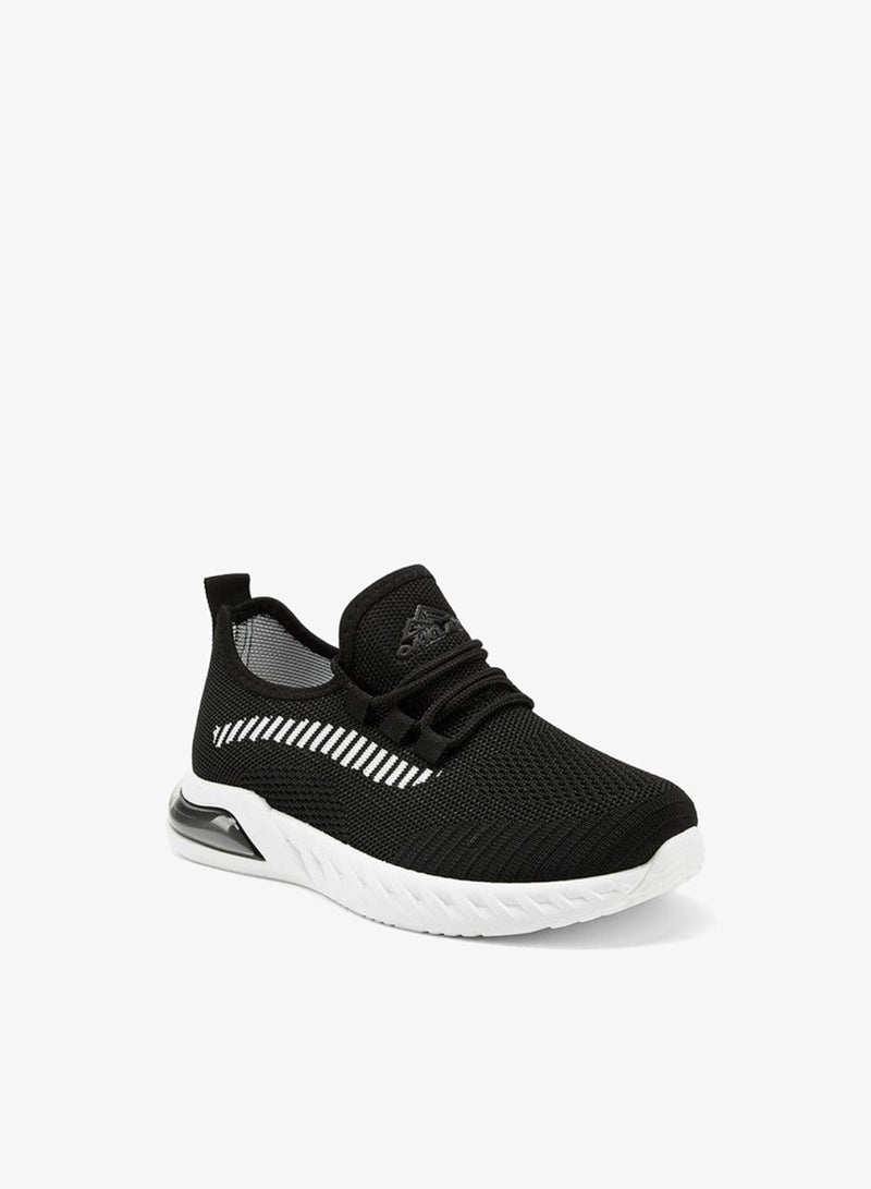 Oaklan by Shoexpress Textured Lace-Up Sports Shoes - Image 3