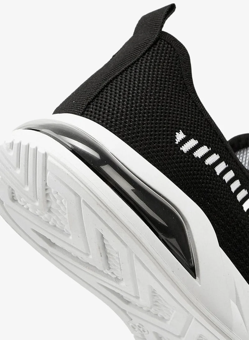 Oaklan by Shoexpress BLACK Textured Lace-Up Sports Shoes for Men | Best Price UAE