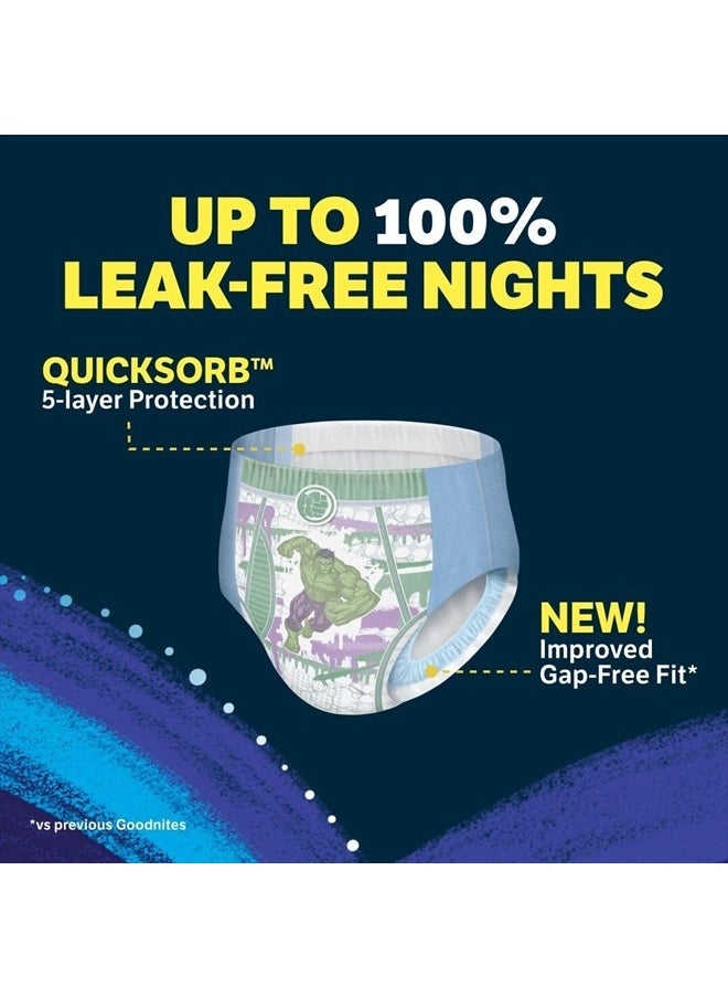 GoodNites Goodnites Boys' Nighttime Bedwetting Underwear, Size S/M (43-68 lbs), 14 Ct, Packaging May Vary  - Image 2