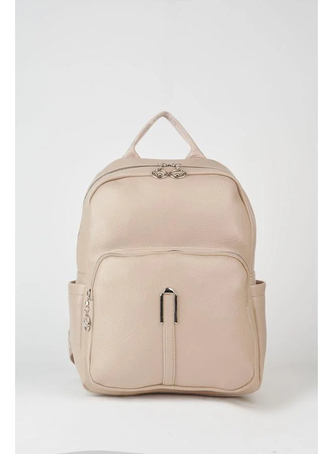 Vivaq Women's Penguin Vizon 2-Eye 2-Side Pocket Synthetic Leather Zipper Closure Travel & Daily Backpack.