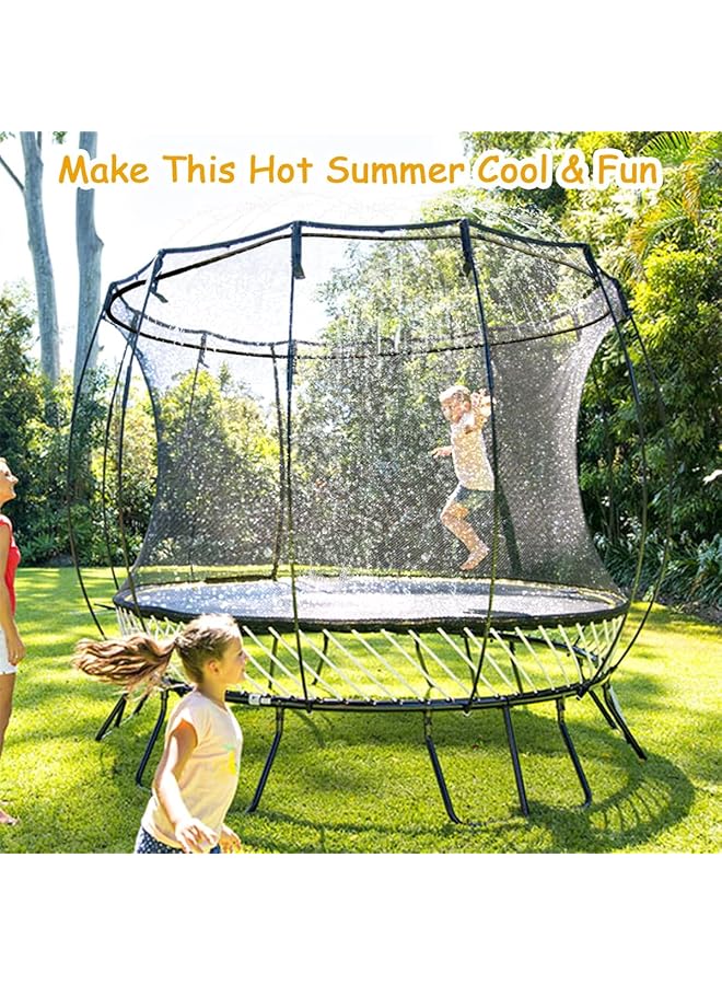 Excefore Trampoline Sprinkler 15M/49.2Ft Round Trampoline Accessories Fun Summer Outdoor Backyard Waterpark Kids Sprinkler Cool Toys Hose Sprinkler For Kids Water Play Games In Yards - Image 5