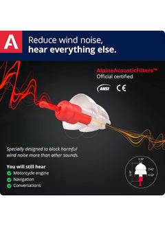 Alpine Motosafe Pro Ear Plugs Racing & Touring Hearing Protection  - Image 3