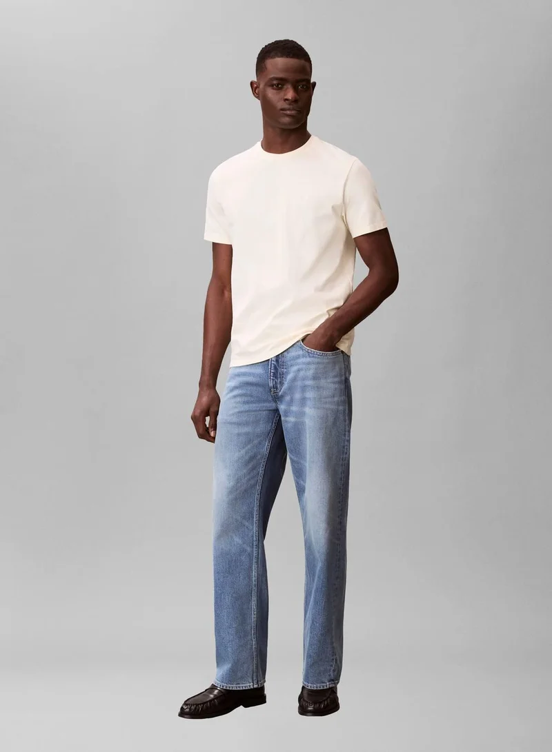 Calvin Klein Jeans  Monogram Logo Cotton T-Shirt for Men | Best Price UAE
