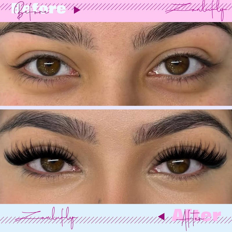 zanlufly Wispy Lash Clusters Natural Lash Extensions D Curly Eyelash Clusters DIY Eyelash Extensions 10-18MM Cluster Eyelash Extensions 180Pcs Individual Cluster Lashes by ZANLUFLY - Image 3