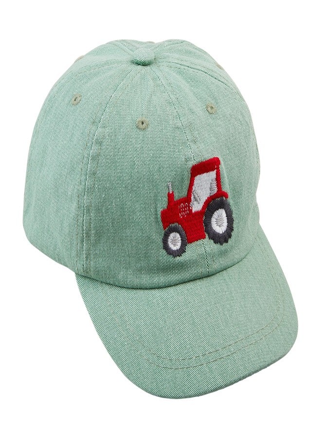Mud Pie Kids Tractor Emb Hat; Toddler: 2T-5T