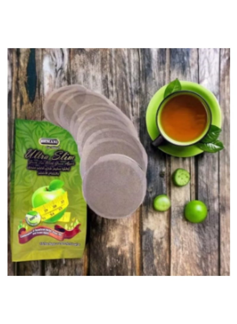 HEMAN Ultra Slim Green Tea with Green Apple 10 Bags  - Image 2