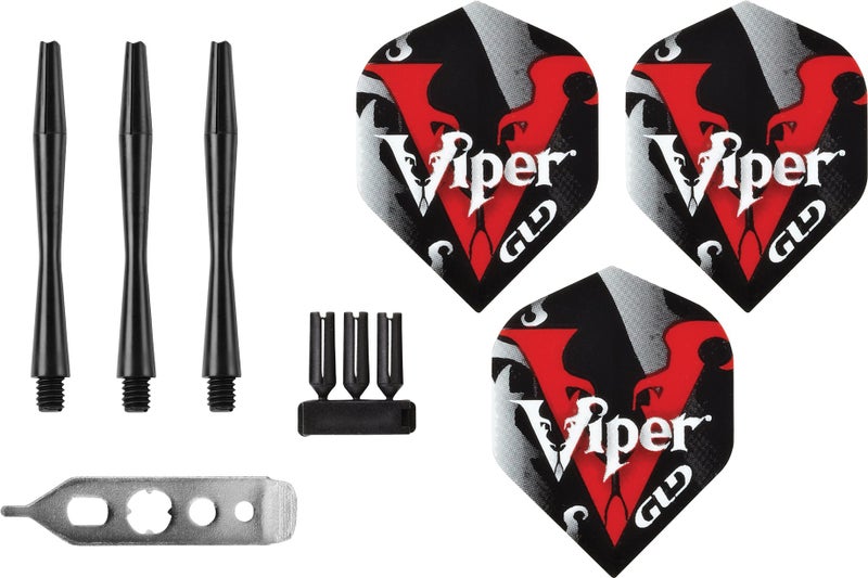 Viper by GLD Products unisex adult 22 Grams v wing dart flights, Silver, gram US - Image 5