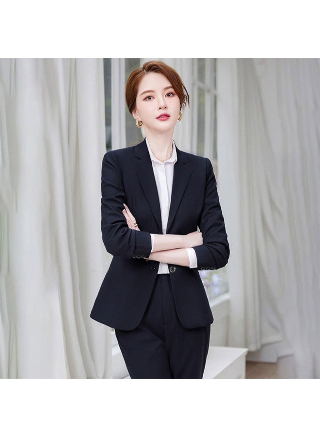 ROMON Simple And Versatile Women'S Suit, Business Casual Elegant Style Blazer, Comfortable And Slim-Fit Women'S Suit Jacket - Image 2