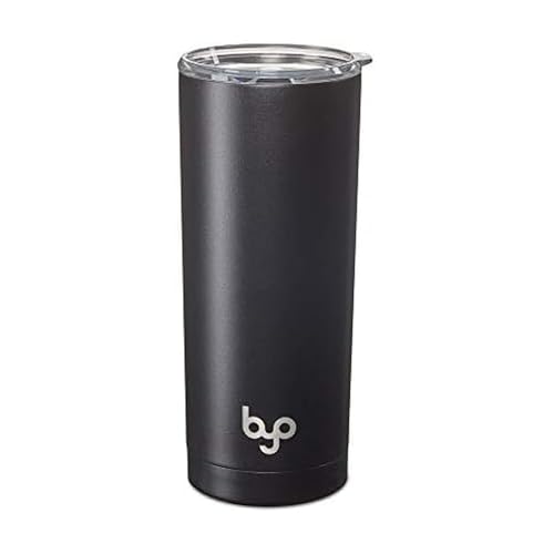 Built BYO by BUILT 20 Ounce Double Wall Stainless Steel Tumbler Black 5237927 - Image 1
