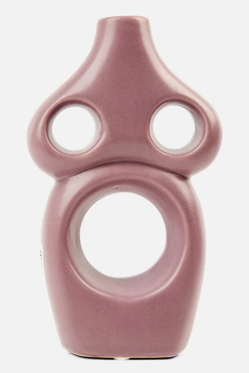 Muy Mucho Ceramic Vase, Purple