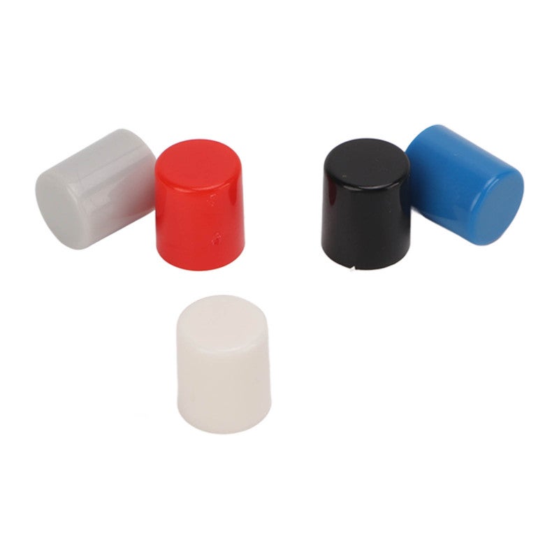 Push Button Caps 250PCS 10Mm Diameter 9.2Mm Height - ABS Plastic Wear Resistant Power Switch Caps for Breadboard Assembly Easy Identification - Image 1