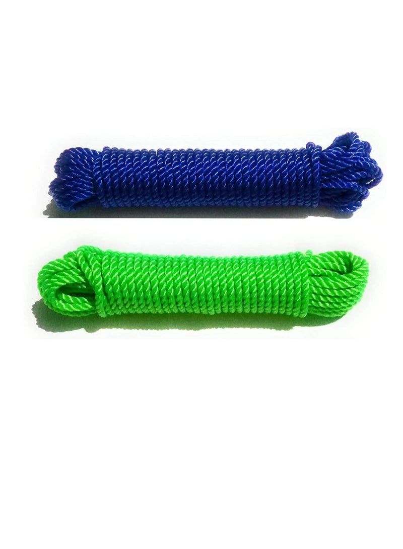 AKDC 5 Mm Nylon Clothesline Sturdy Rope (Set of 2) 20 Meter - Image 2