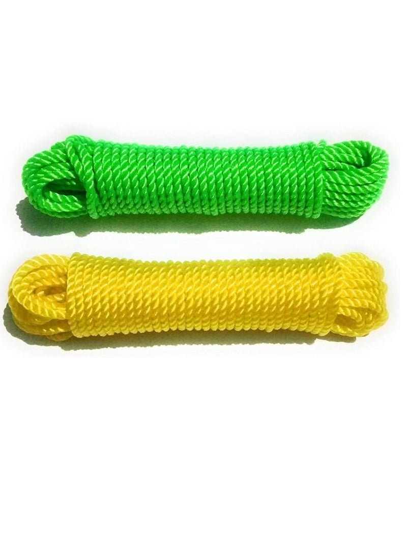 AKDC 5 Mm Nylon Clothesline Sturdy Rope (Set of 2) 20 Meter - Image 3