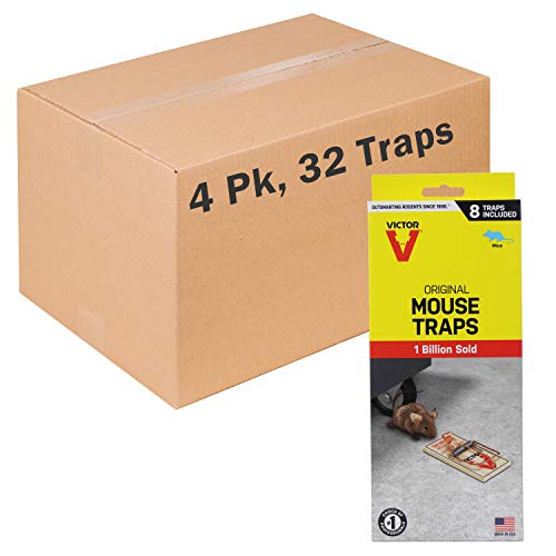 Victor M158-4 Metal Pedal Mouse Trap, 32 Traps - Image 1
