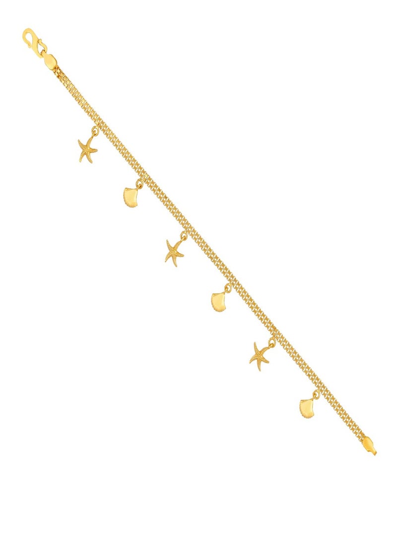 Malabar Gold and Diamonds 22 KT 916 Purity Gold Bracelet DZBR419Y55 - Image 2