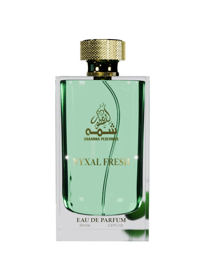 SHAMMA PERFUMES NYXAL FRESH Luxury Eau de Parfum Unisex Fine Fragrance Long Lasting Scent Natural Spray Vaporisateur Essential Oil Perfume 85ml - Image 1