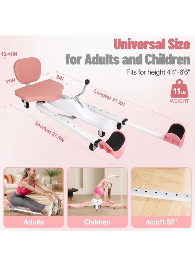 Max Strength Split Leg Stretching Trainer with Timer | 180° Adjustable Machine, PU Seat & 330 Lbs Capacity for Flexibility, Ballet, Dance, Gymnastics - Image 3