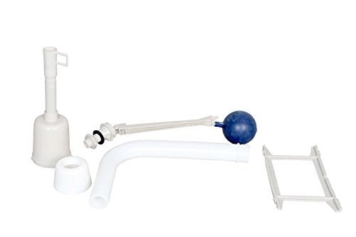 Shruti SHRUTI Combo Product PVC Opel Deluxe Side Handle Flushing Cistern Flush Tank 10.Liter Capacity White with Free SHRUTI ABS Health Faucet Hind Ware Type & Abs Chrome Plated Stand - 2275 White-1175 - Image 3