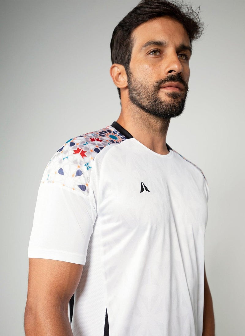 Aora Men’s Soccer Jersey V3 – Lightweight Quick-Dry Football Shirt for Training, Match Day & Casual Wear (White) - Image 3