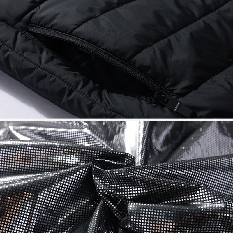 Heated Vest: M Size Blue - Fast Heating 3 Adjustable Temperature Levels Waterproof Breathable Fabric for Outdoor Winter Activities Skiing Hiking Men Women Boys Girls - Image 4