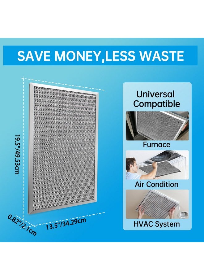 UBeesize UBeesize 14x20x1 Reusable Electrostatic Air Filter HVAC AC Furnace Filter,MERV 8, Washable, Lasts a Lifetime,Permanent Air Filter,Breathe Fresher,Home And Office(Actual Size:13.5x19.5x0.82 Inch)  - Image 2