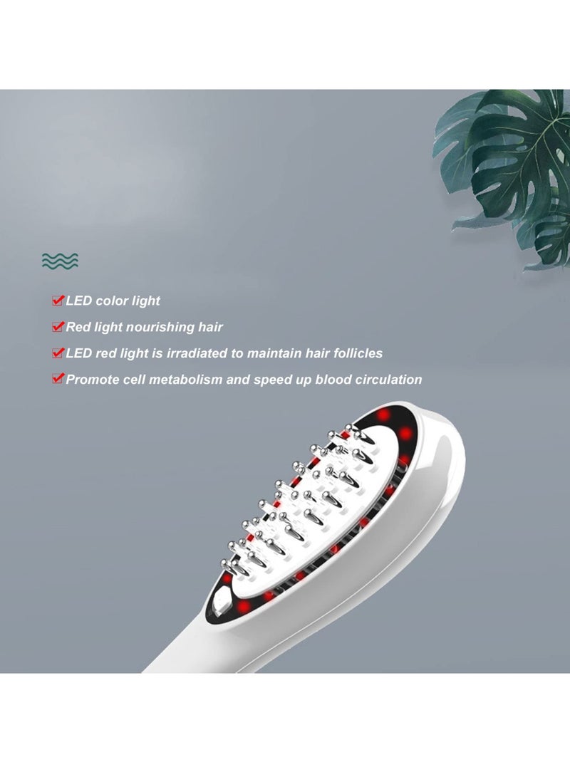 SOLARAE Electric hair growth comb, Scalp Oil Applicator Electric Scalp Applicator Comb Scalp Massage Hair Growth Portable Handheld Vibrating Massager Comb for Head Stress Relax Daily Hair Care - Image 4