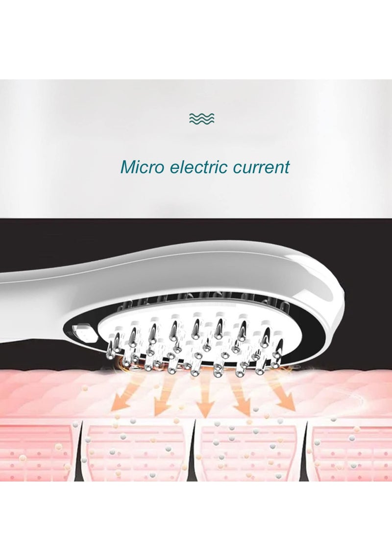 SOLARAE Electric hair growth comb, Scalp Oil Applicator Electric Scalp Applicator Comb Scalp Massage Hair Growth Portable Handheld Vibrating Massager Comb for Head Stress Relax Daily Hair Care - Image 3