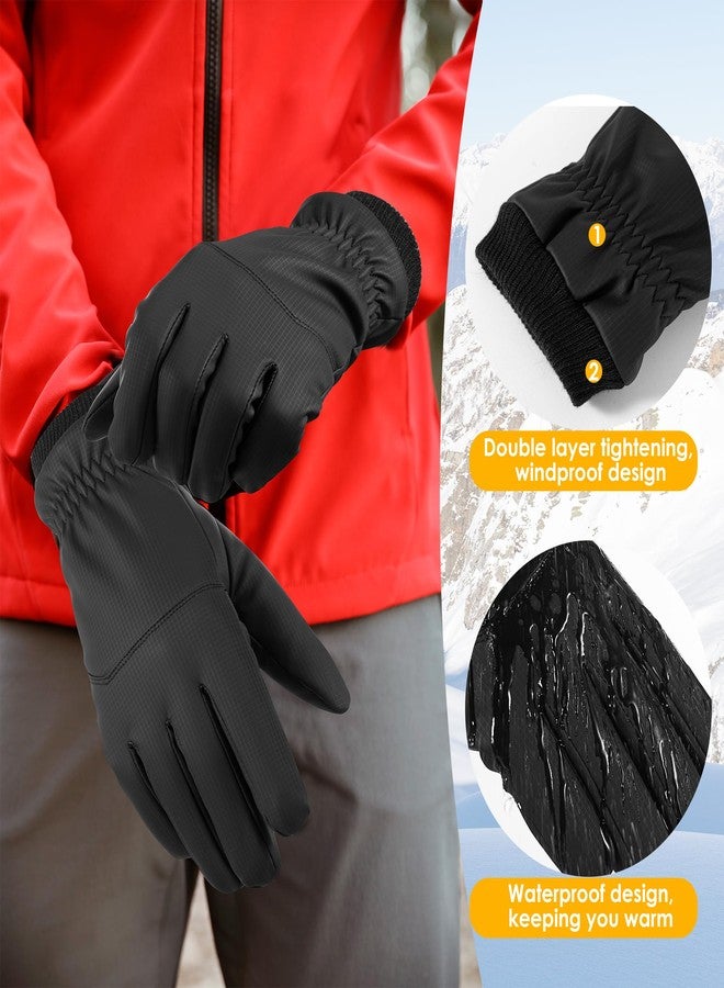 Gopaice Winter Skiing Gloves for Men & Women, Waterproof Thermal，Touchscreen Lightweight with Non-Slip Grip for Cycling Running in Cold Weather - Image 4