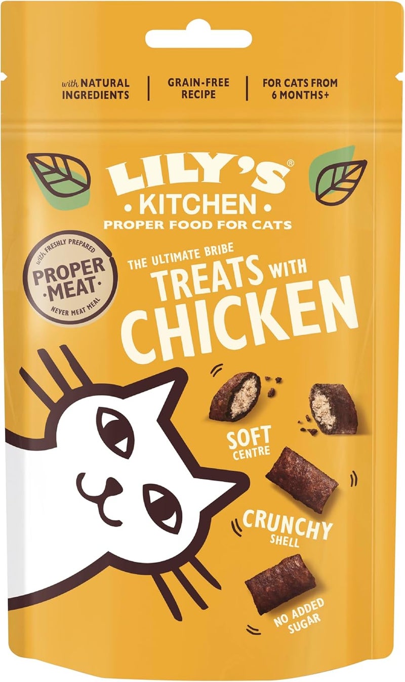 ليليز كيتشن تشيكن بيدجو تريتس (Lily’s Kitchen Chicken Pillow Treats) – 60 جرام