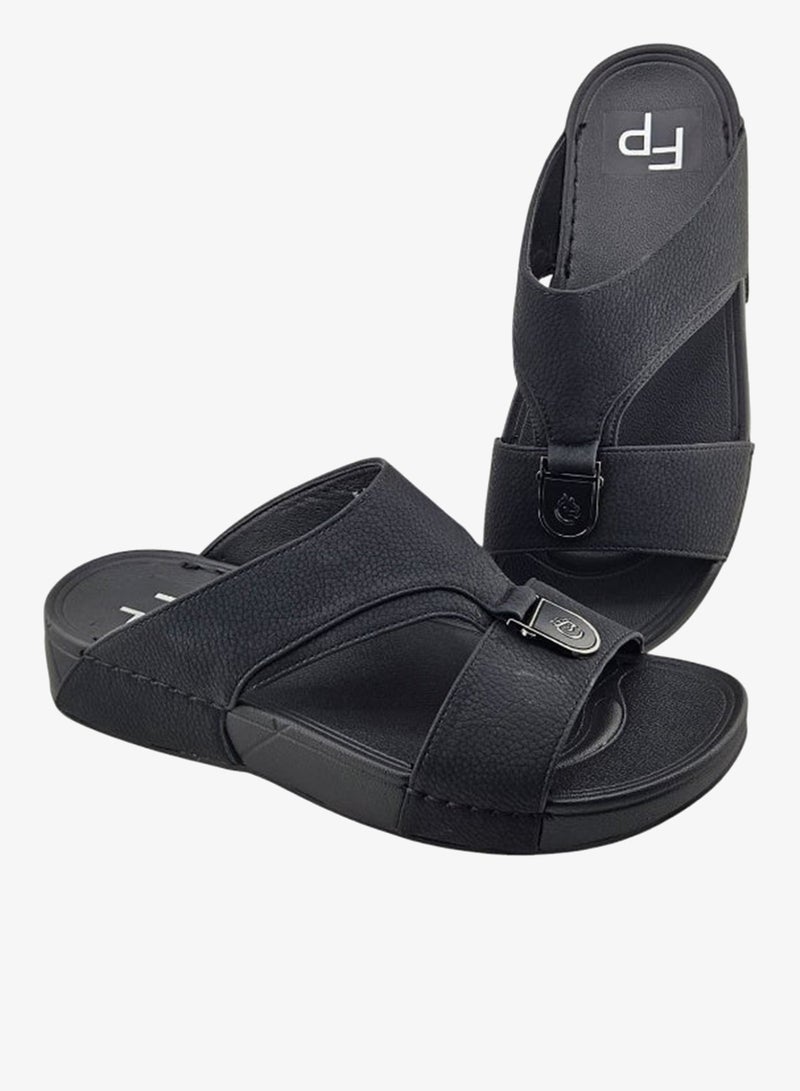Footprint Cushion Ease Arabic Sandals for Men – Comfortable Cushioned Slip-On Slippers for Daily Wear - Image 2