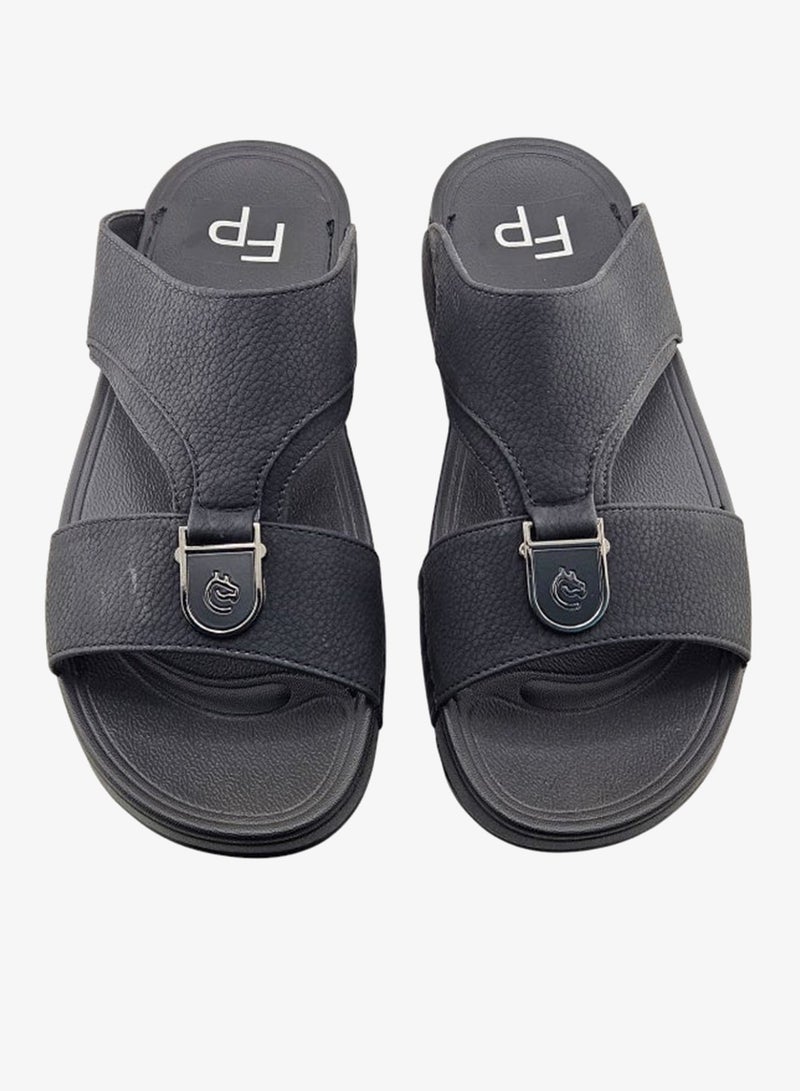 Footprint Cushion Ease Arabic Sandals for Men – Comfortable Cushioned Slip-On Slippers for Daily Wear - Image 3