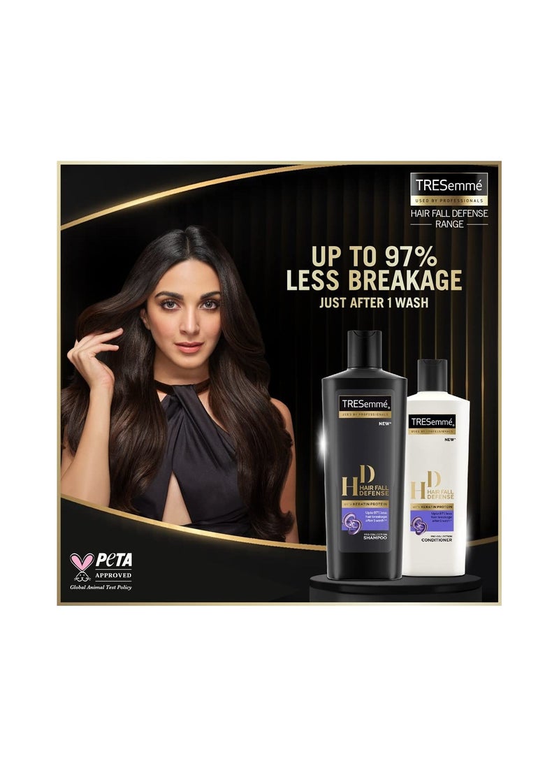 TRESemmé - TRESemme Hair Fall Defence Shampoo With Keratin for Hair Fall Control and Longer Stronger Hair Anti Hairfall for Damaged Hair - Image 1