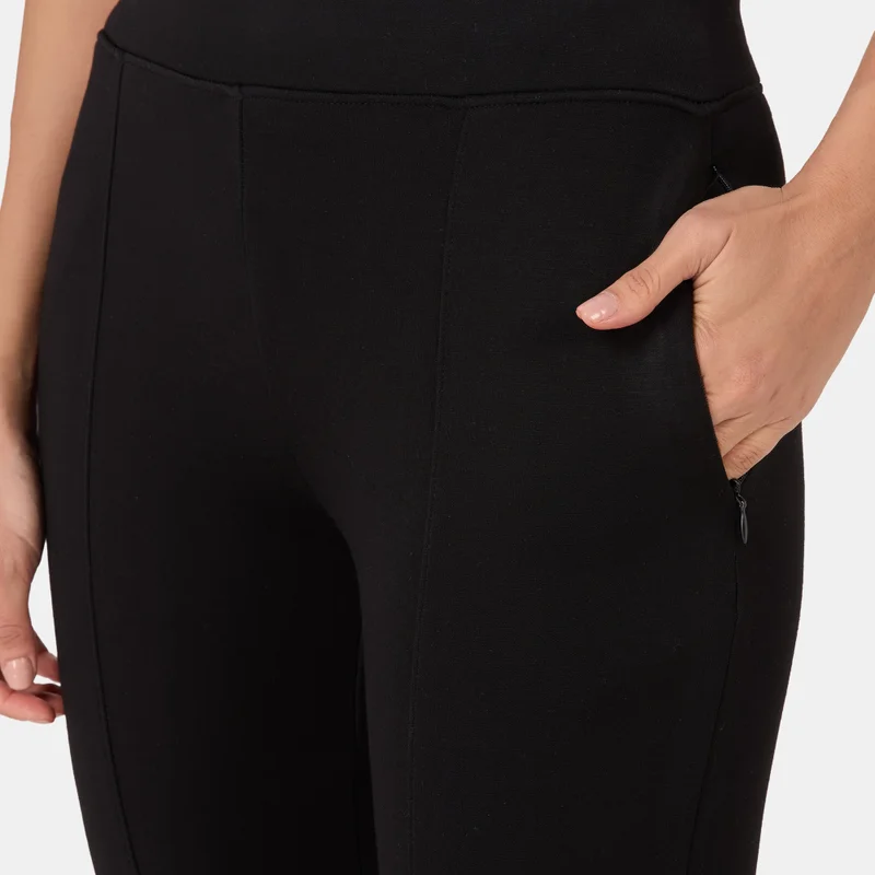 Sun and Sand Sports Black Women's Kick Flare Leggings for Women | Best Price UAE