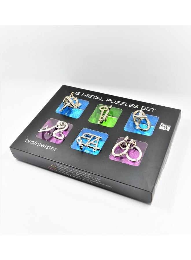 Alloy Series Unbuckle Unlock Intelligence Buckle Children's Educational Toys Mini 6-piece Set-Color:Small Six-piece Set - Image 1