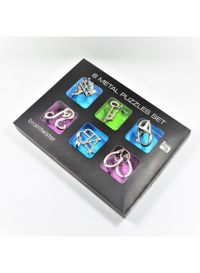 Alloy Series Unbuckle Unlock Intelligence Buckle Children's Educational Toys Mini 6-piece Set-Color:Small Six-piece Set - Image 2