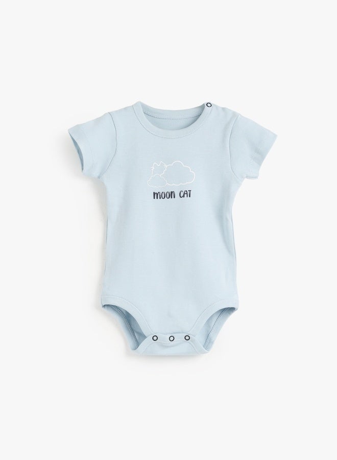 Junior Baby UniSex Cotton Bodysuit Pack of 3 - Image 3