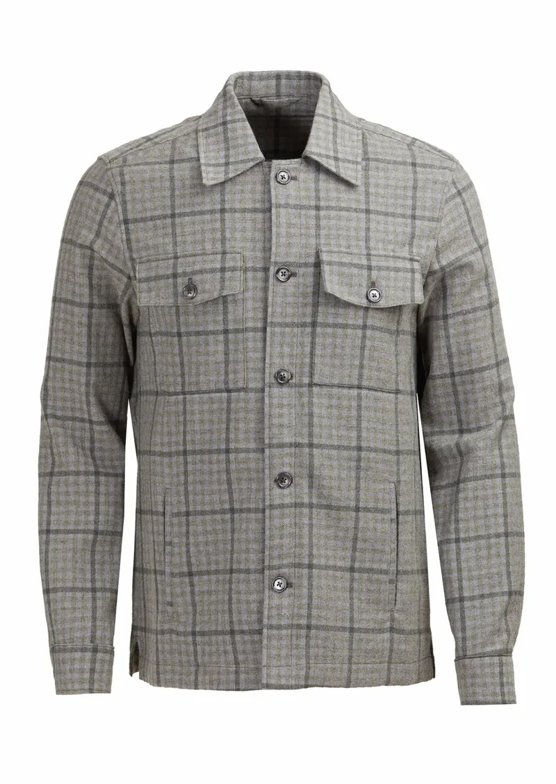 رامسي سترة قميص رمادية