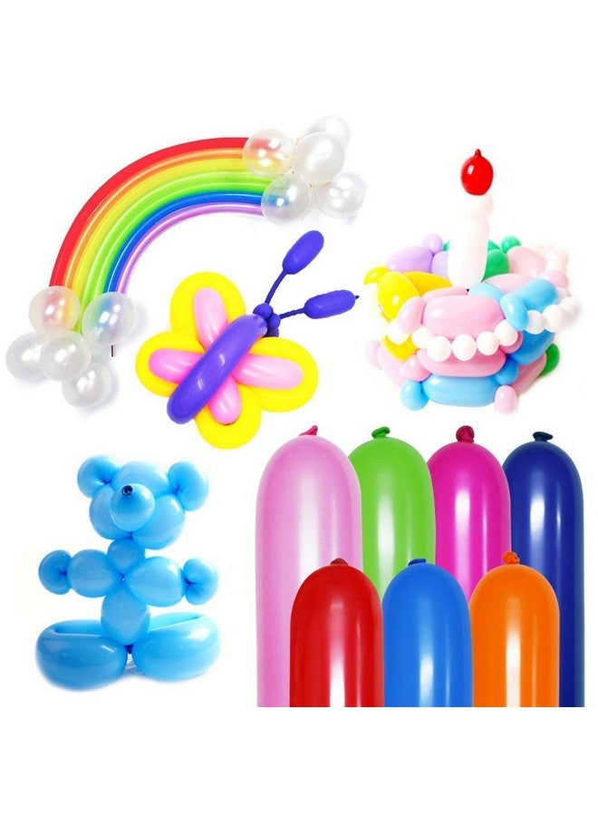 Koogel 400PCS 260Q Twisting Animal Balloons Assorted Color Thickening Latex Twisting Modeling Long Magic Balloons for Animal Shape Weddings, Birthdays Clowns, Xmas Presents - Image 4