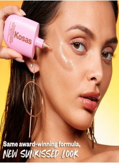 Kosas Kosas DreamBeam Mineral Sunscreen SPF 30 – Sunlit ,Silicone-Free with Ceramides & Peptides, 40ml  - Image 2