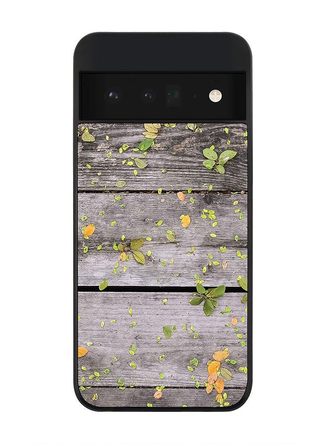 Stylizedd Rugged Black edge case for Google Pixel 6 Pro 5G Slim fit Soft Case Flexible Rubber Edges Anti Drop TPU Gel Thin Cover - Backyard Patio - Image 1