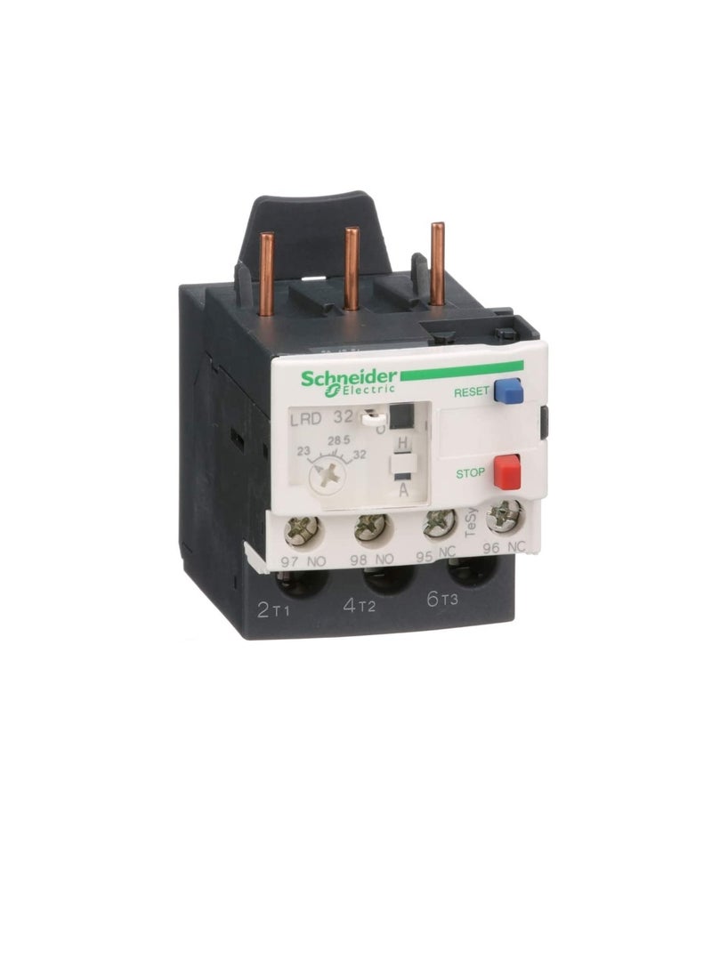 Schneider Electric Schneider Electric Thermal Overload Relay - 1NO/1NC, 23, 32 A F. L. C, 32 A Contact Rating, 600 V, 3P – LRD32  - Image 2