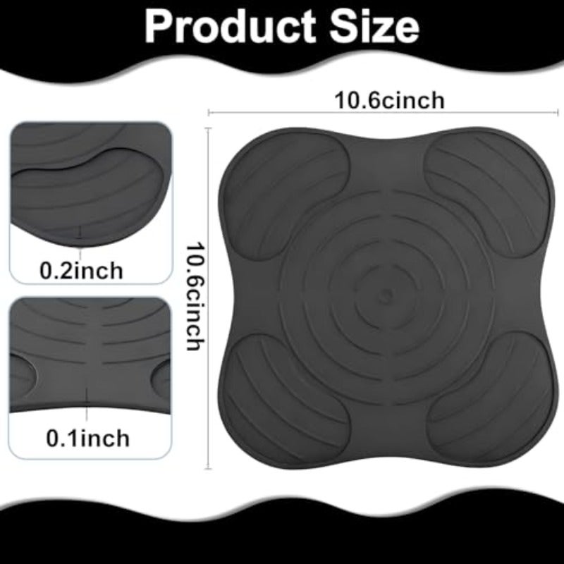 Ninja 2Pack  Fryer Silicone Trivet for Ninja Crispi  Fryer Silicone  Fryer Trivets Heat-Resistant Hot Pads for Ninja Crispi Glass  Fryer Accessories Non-Slip for Ninja FN101GY FN101SG FN101ST - Image 5
