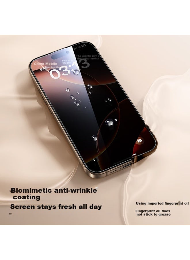 Smartdevil Apple 16/15 Anti-peeping Tempered Glass Screen Protector For Iphone 16/15 Full Screen Coverage Anti-explosion Anti-drop Left And Right Privacy Protection Dust-free Warehouse 1 Piece Luxury - Image 5